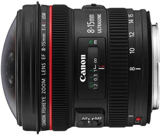 Canon EF 8-15mm f/4.0L USM Zoom Lens