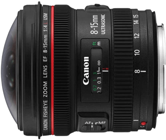 Canon EF 8-15mm F/4L Fisheye USM