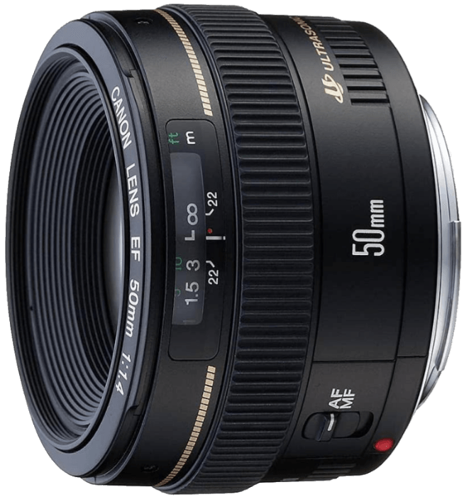 Canon EF 50mm f/1.4 USM Prime Lens