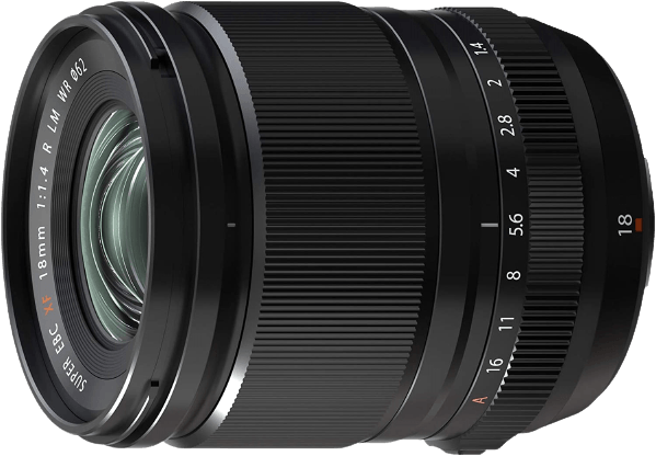 Fujifilm XF 18mm f/1.4R LM WR Prime Lens