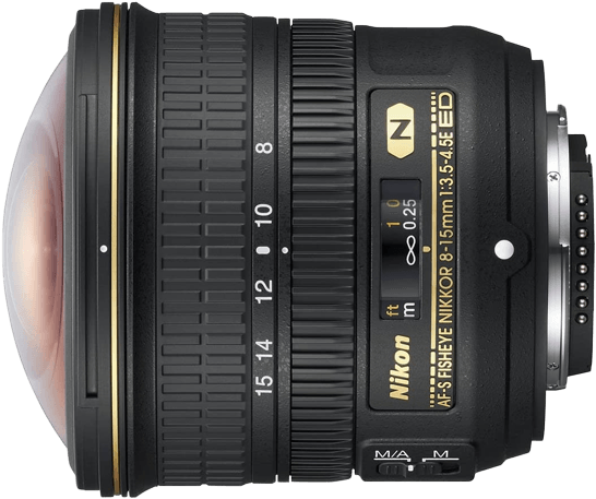 Nikon AF-S FX 8-15mm f/3.5-4.5 ED Zoom Lens
