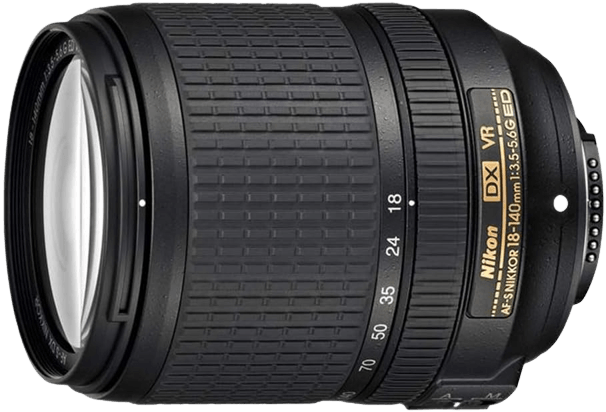 Nikon AF-S DX 18-140mm f/3.5-5.6 ED VR Zoom Lens