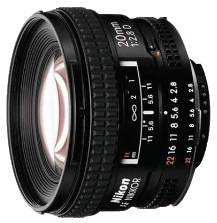 Nikon AF FX 20mm f/2.8 Prime Lens