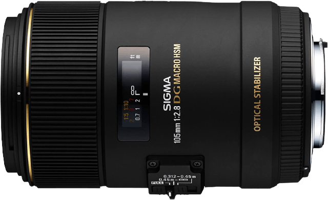 Sigma 105mm f/2.8 APO EX DG OS HSM Prime Lens for Canon EF-Mount