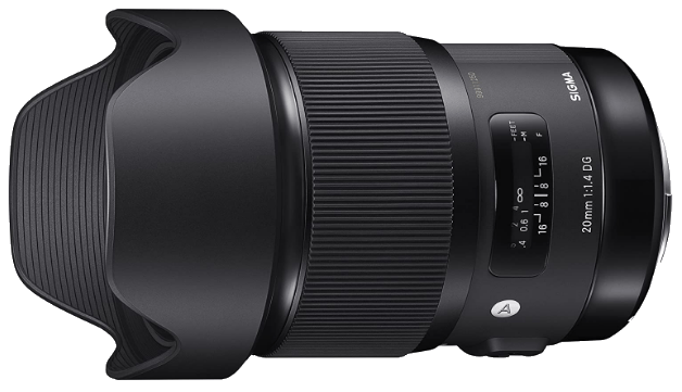 Sigma 20mm f/1.4 Art DG HSM Prime Lens for Canon EF-Mount
