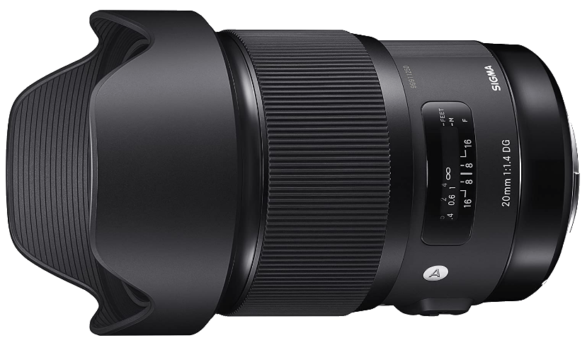 Sigma 20mm f/1.4 Art DG HSM Prime Lens for Nikon F-Mount