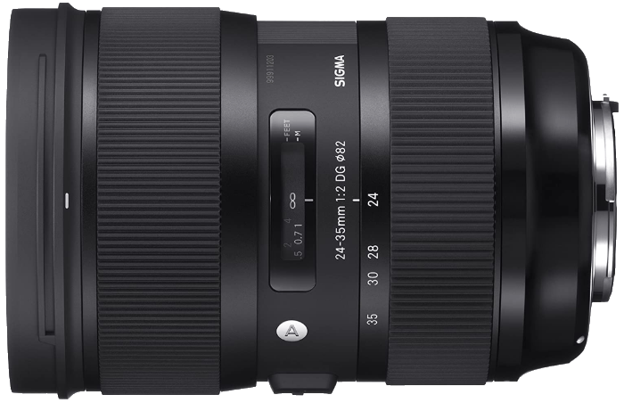 Sigma 24-35mm f/2.0 Art DG HSM Zoom Lens for Canon EF-Mount