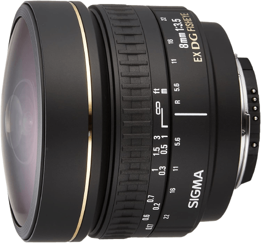 Sigma 8mm f/3.5 EX DG Prime Lens for Nikon F-Mount