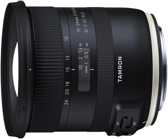 Tamron 10-24mm f/3.5-4.5 Di II VC HLD Zoom Lens for Canon EF-Mount