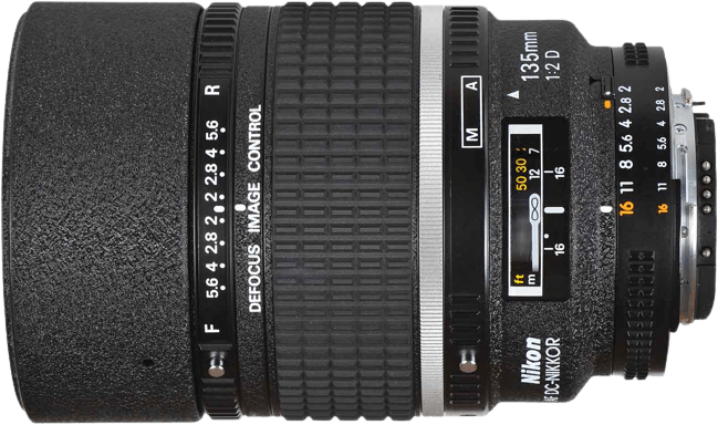 Nikon FX 135mm f/2 Prime Lens