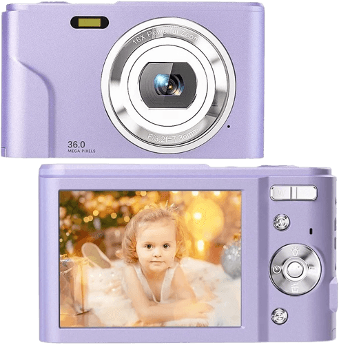 Sevenat Digital Camera for Kids (Purple)