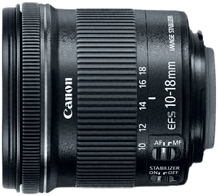 Canon EF-S 10-18mm F/4.5-5.6 IS STM