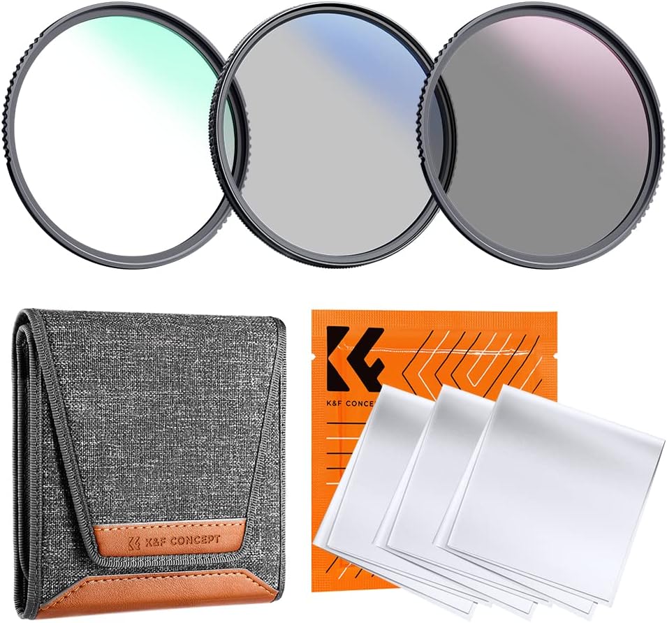20% Off K&F Concept 3-Piece UV/CPL/ND Lens Filter Kit