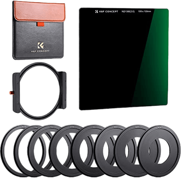 Complete 10-Stop ND Filter Kit for Canon/Nikon Camera Lenses