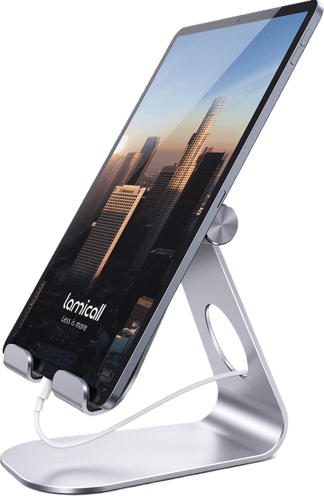 Lamicall Tablet Stand: Adjustable Holder Dock 4-13″