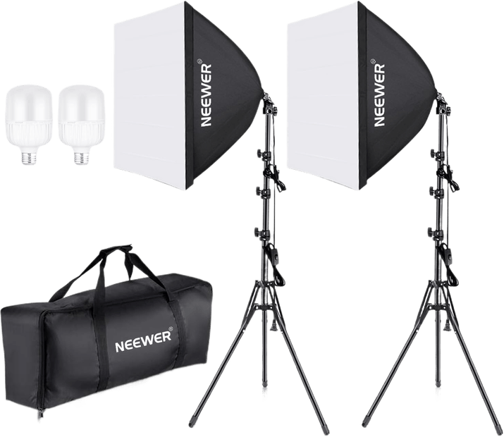 Neewer 700W Equivalent Softbox Lighting Kit