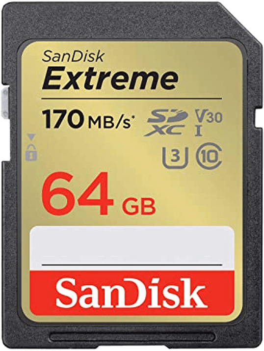 SanDisk 64GB Extreme SDXC UHS-I Memory Card