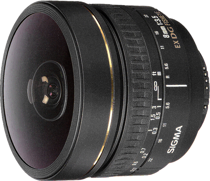 Sigma 8mm F/3.5 EX DG Circular Fisheye for Nikon F
