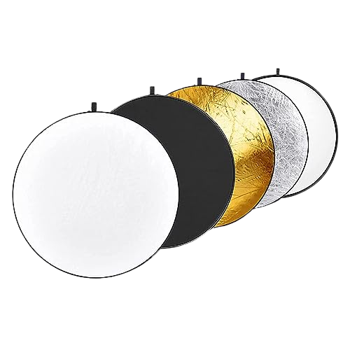 NEEWER 12-Inch/30-Centimeter 5-In-1 Collapsible Multi Disc Reflector