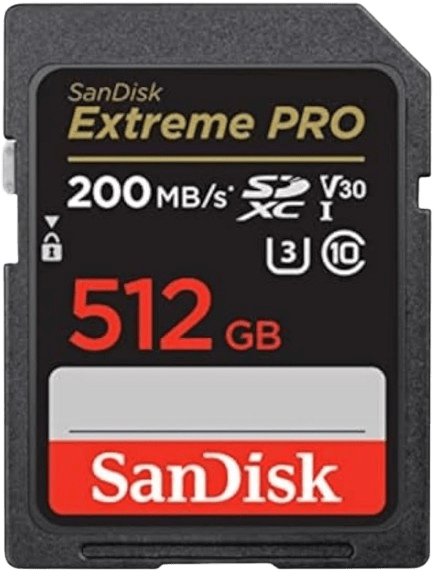 31% Off SanDisk 512GB Extreme PRO SDXC UHS-I